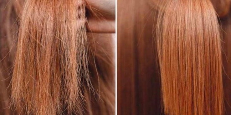 Phủ keratin giúp tóc hồi phục hư tổn, suôn mượt